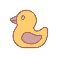 Pato icono para tu sitio web diseño, logo, aplicación, ui vector