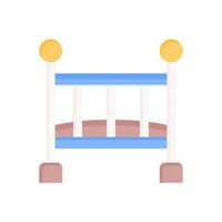 baby crib icon for your website design, logo, app, UI. vector