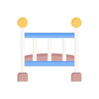 baby crib icon for your website design, logo, app, UI. vector