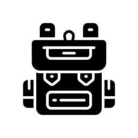 backpack icon for your website, mobile, presentation, and logo design. vector