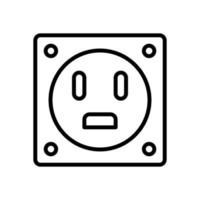 socket icon for your website design, logo, app, UI. vector