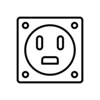 socket icon for your website design, logo, app, UI. vector