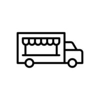 food truck icon for your website design, logo, app, UI. vector