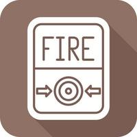 Fire Button Vector Icon