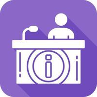 Information Desk Vector Icon