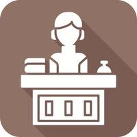 Office Reception Vector Icon