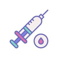 syringe icon for your website design, logo, app, UI. vector