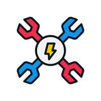 wrench icon for your website design, logo, app, UI. vector