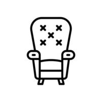 Sillón icono para tu sitio web diseño, logo, aplicación, ui vector