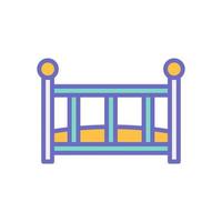 crib icon for your website design, logo, app, UI. vector