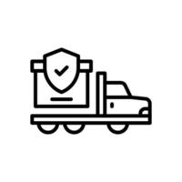 delivery insurance icon for your website, mobile, presentation, and logo design. vector