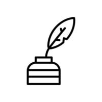 inkwell icon for your website design, logo, app, UI. vector