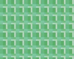 Plaid check patten in green, white and gray.Seamless fabric texture for print. vector