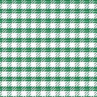 Plaid check patten in green, white and gray.Seamless fabric texture for print. vector