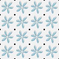 seamless pattern with floral vector. vector