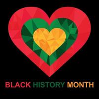 Black history month. African American History. Celebrated annual. vector