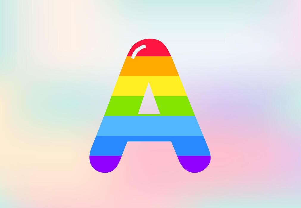 Rainbow Letters Vector Art, Icons, and Graphics for Free Download