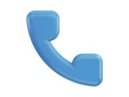 Phone with 3d rendering vector icon illustration