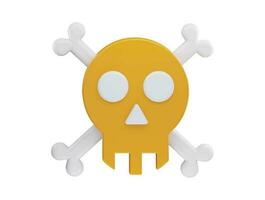 Danger icon 3d rendering vector illustration