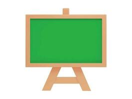 School board with 3d rendering vector icon illustration