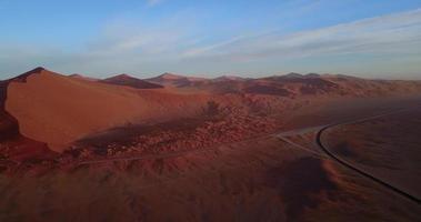 paisajes de el namib desierto, aéreo ver video