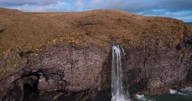 aérien vue de Écosse fowlsheugh, Naturel paysages video