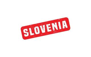 Eslovenia sello caucho con grunge estilo en blanco antecedentes vector