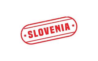 SLOVENIA stamp rubber with grunge style on white background vector