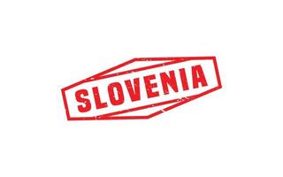 SLOVENIA stamp rubber with grunge style on white background vector