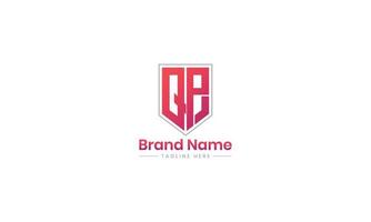 qp letra logo diseño. pq creativo iniciafc letra logo concepto. qp letra diseño. Pro vector