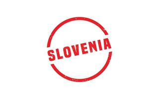 SLOVENIA stamp rubber with grunge style on white background vector