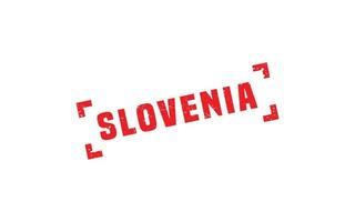 SLOVENIA stamp rubber with grunge style on white background vector