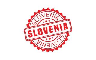 SLOVENIA stamp rubber with grunge style on white background vector