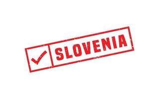 SLOVENIA stamp rubber with grunge style on white background vector