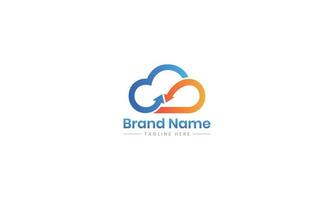 Modern Cloud logo design vector template. Pro vector