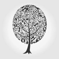 Abstraction on the theme of a tree vector