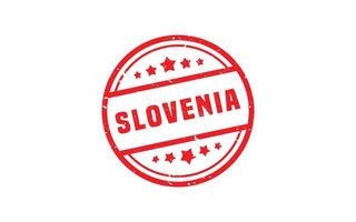 SLOVENIA stamp rubber with grunge style on white background vector