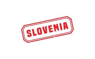 SLOVENIA stamp rubber with grunge style on white background vector