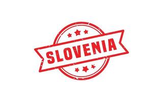 SLOVENIA stamp rubber with grunge style on white background vector