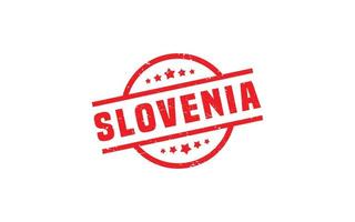 SLOVENIA stamp rubber with grunge style on white background vector