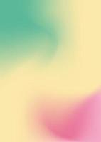 Gradient background in yellow, pink and green. Vector vertical wallpaper in retro style is perfect for a cover, social networks or poster