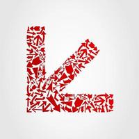 Abstraction on the arrow theme vector