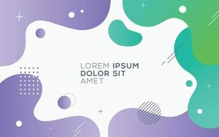 Modern vector graphic of abstract fluid gradient background design template