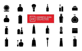 vector gráfico de cosmético icono colección