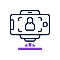 vlog icon for your website, mobile, presentation, and logo design. vector