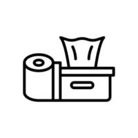 toilet paper icon for your website design, logo, app, UI. vector