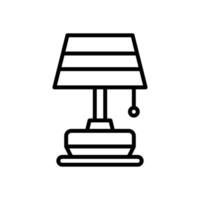 table lamp icon for your website design, logo, app, UI. vector