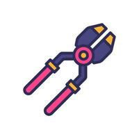 pliers icon for your website, mobile, presentation, and logo design. vector