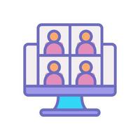 meeting icon for your website design, logo, app, UI. vector