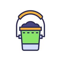 bucket icon for your website, mobile, presentation, and logo design. vector